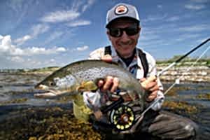 Fliegenfischen auf Meerforelle, Ostsee, Dänemark, Fyn, Fünen, Sea Trout