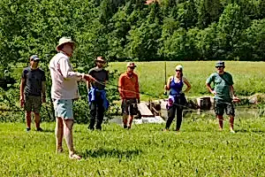 Fliegenfischerkurse in Österreich und Slowenien